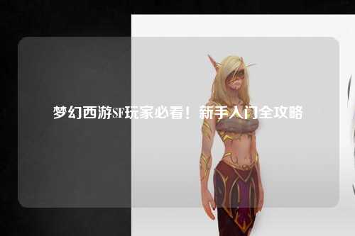 夢幻西游SF玩家必看！新手入門全攻略